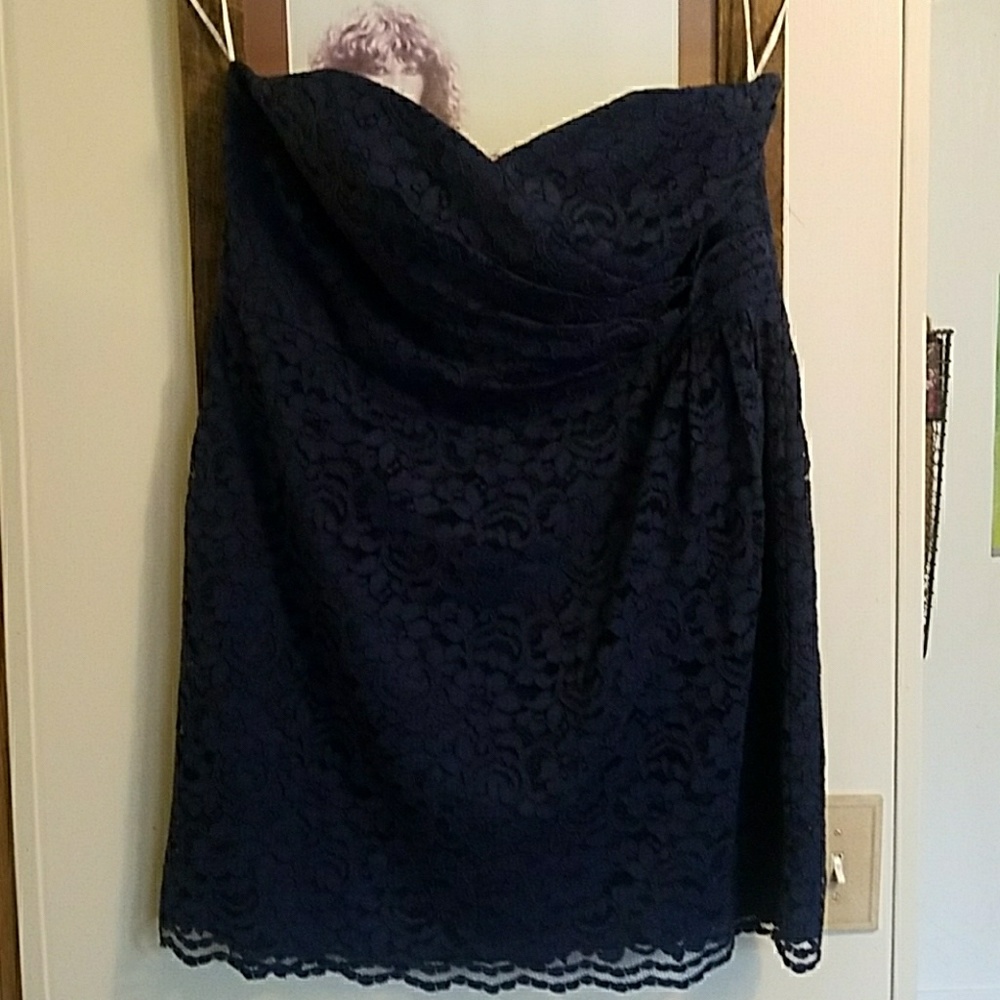 Navy Blue Bridesmaid Dress